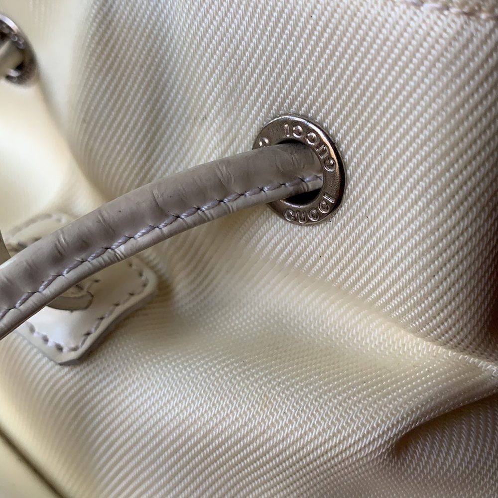 GUCCI Mini Backpack w/Bamboo Handle - Vintage - Picture 11 of 15